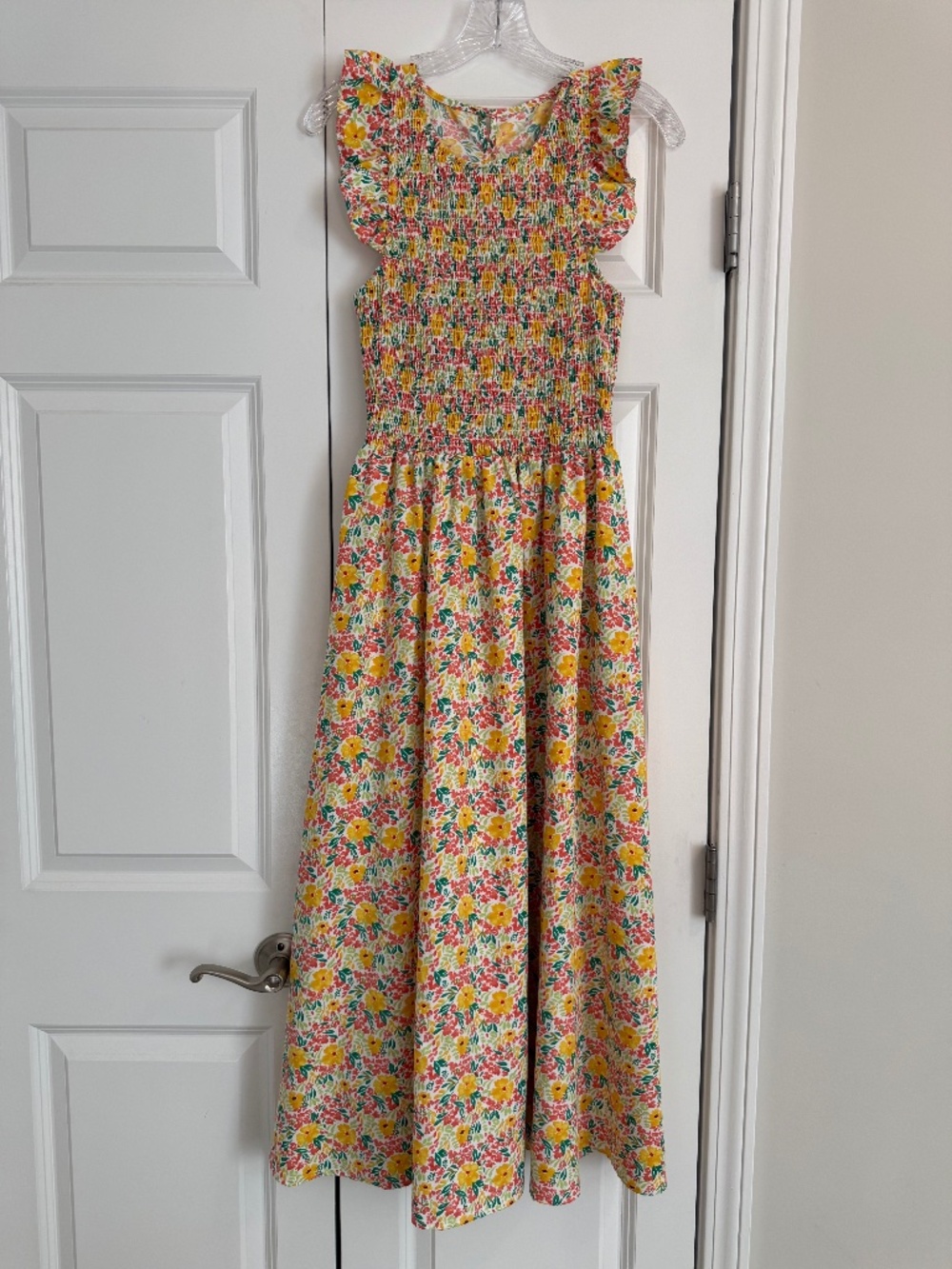 Code x Mode Ruffle Floral Maxi Dress